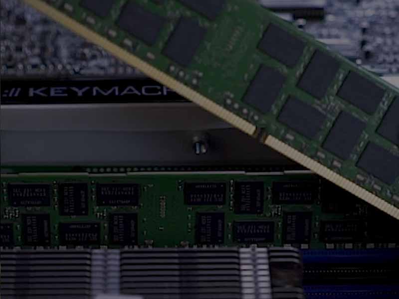 Server Manufaktur Keymachine gibt einen Einblick in einen Server