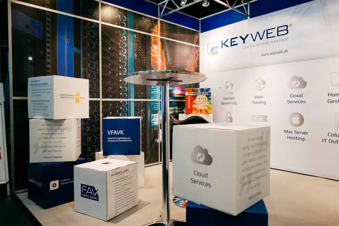 Keyweb Messestand