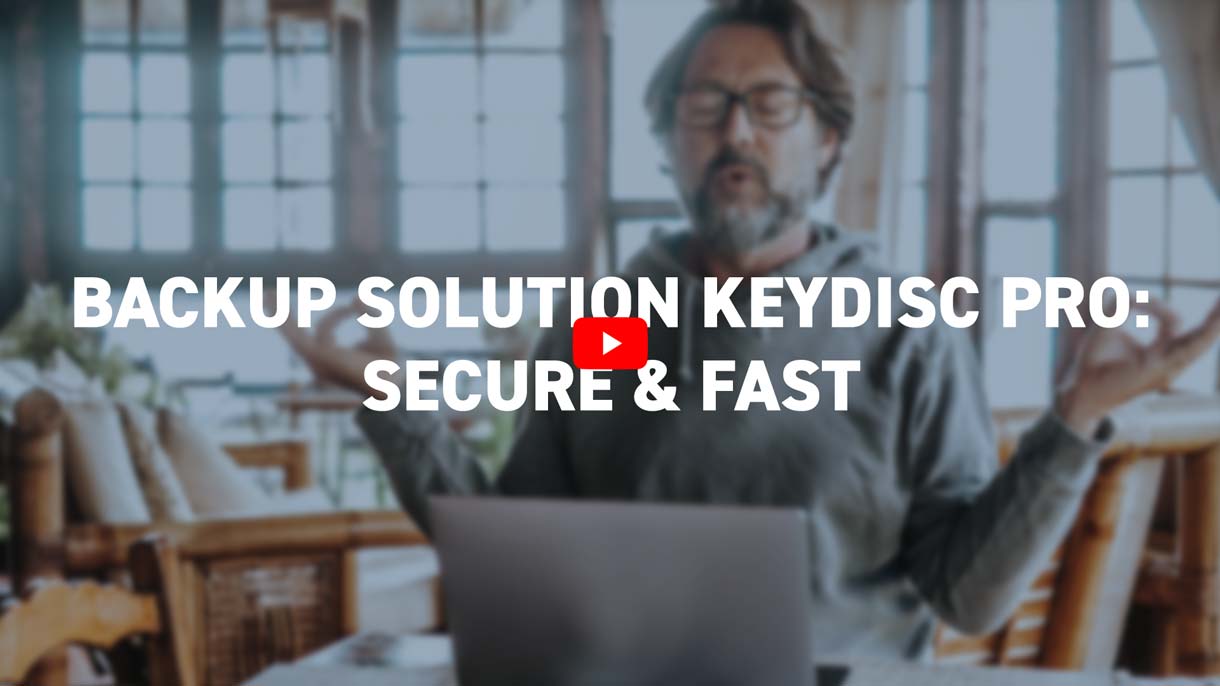 Video explaining the KeyDisc Pro - the backup storage