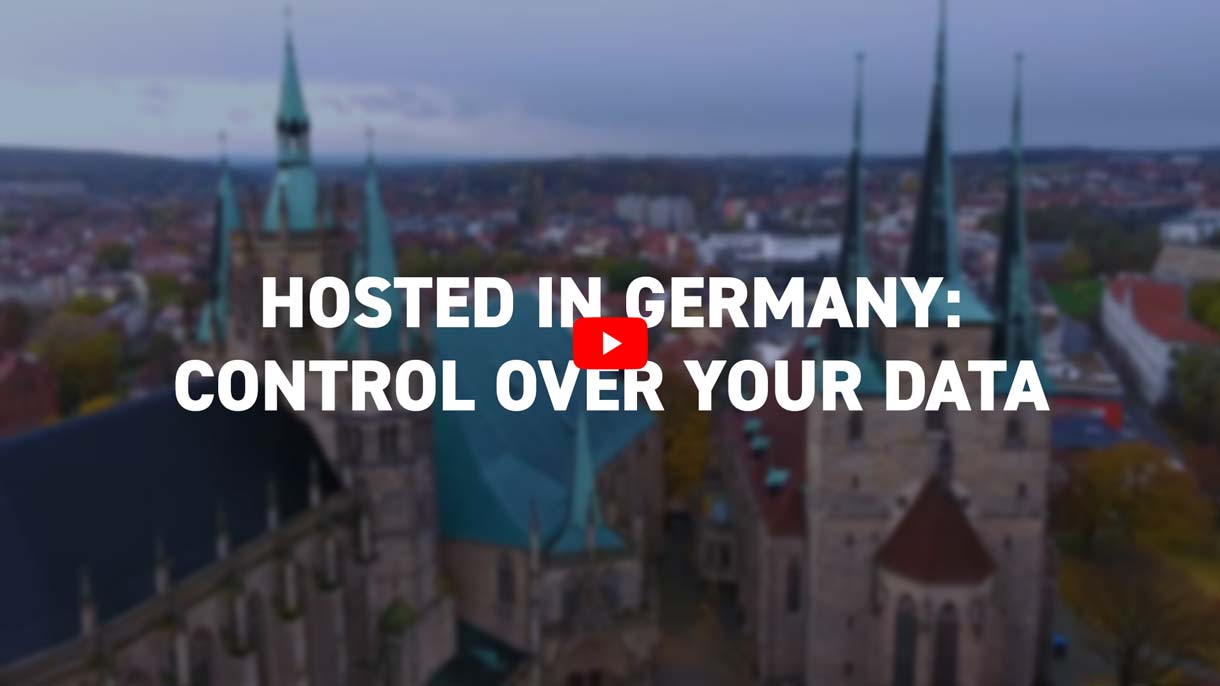 View of the Erfurt Cathedral - Link to the video 