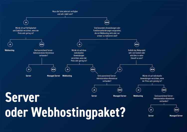 Entscheidungshilfe Server oder Webhosting